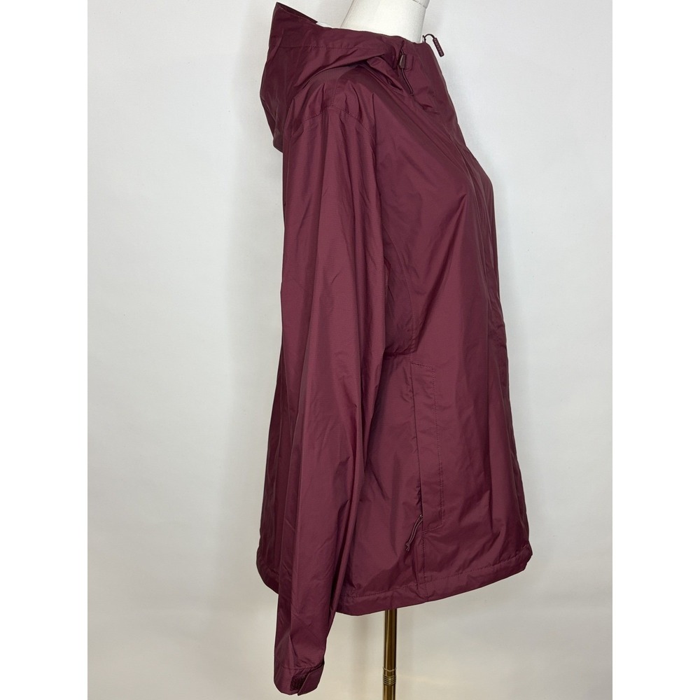 The North Face DryVent Rain Jacket Womens XL Burgundy Maroon Hooded Shell Coat - Picture 5 of 10
